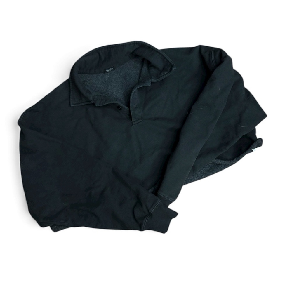 John Galt brandy melville Long Sleeve cropped Polo Shirt sweatshirt